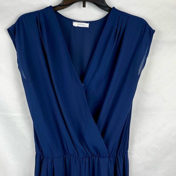 OODT Women’s Blue Wrap Jumpsuit Small - Picture 3 of 11